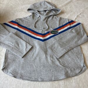 Florida Gators Hoodie Fleece Lined Sweatshirt Womens Size Large Grey NWT